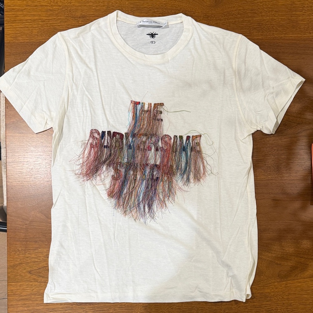 Christian Dior The Subversive Stitch White Tee